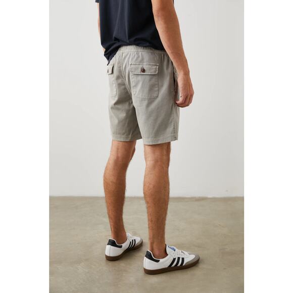 NWT Rails Cruz Shorts in Washed Grey SZ XL Business Casual Cotton Classic $98 - Picture 3 of 15